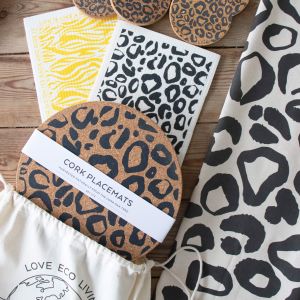 Leopard Print Clean Living Gift Set