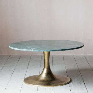 Ayla Green Marble Coffee Table