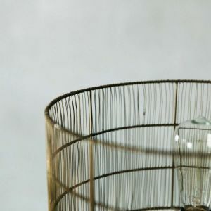 Extra Large Wire Drum Shade