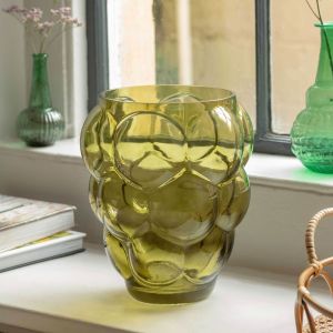 Green Bubble Vases