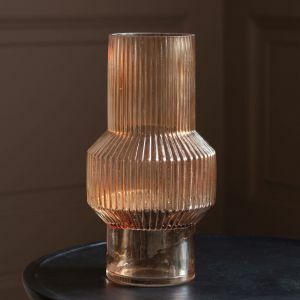 Alix Small Brown Glass Vase