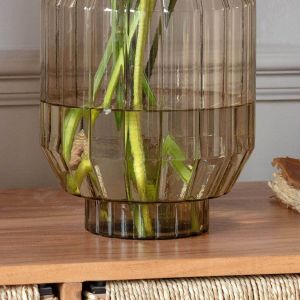 Olivia Peach Glass Vase