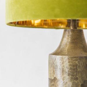 Polished Bronze Table Lamp