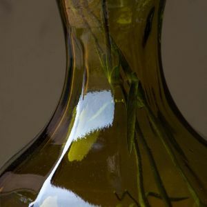Ochre Yellow Bottle Vase