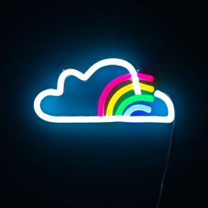 Neon LED Cloud Rainbow Light