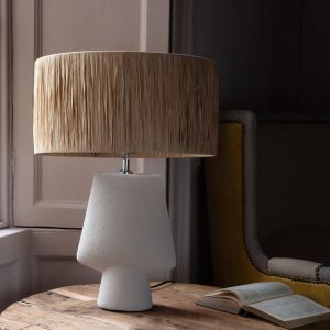 Dawson White Ceramic Lamp