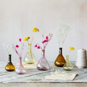 Large Lilac Glass Vase