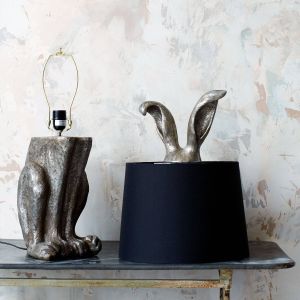 Silver Hetty Hare Table Lamp