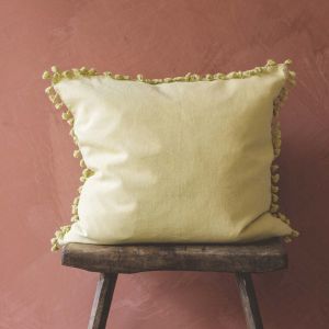 Linen Linen Tassel Floor Cushion