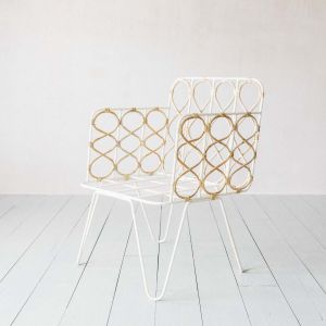 Bamboo and Iron Chair