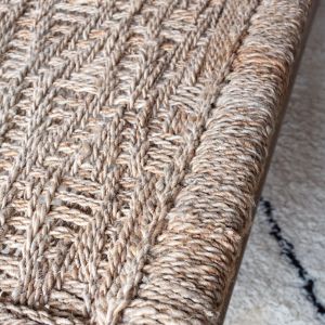 Clement Wooden Woven Coffee Table