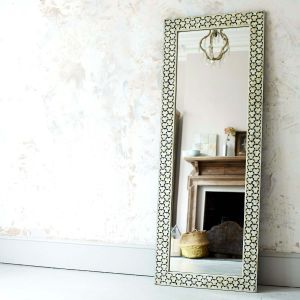 Beaumont Bone Inlay Floor Mirror