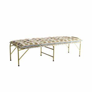 Cream and Gold Folding Day Bed