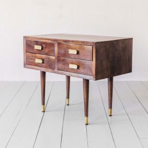 Byron Four Drawer Side Table