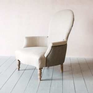 Oliver Natural Linen Armchair