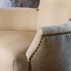 Oliver Natural Linen Armchair