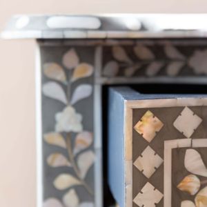 Antonia Grey Mother of Pearl Chest of Drawers