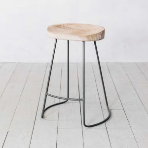Wood and Iron Bar and Kitchen Stools