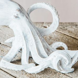 White Octopus Wine Holder