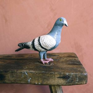 Cast Iron Pigeon Figure