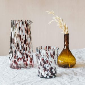 Brown Speckled Glass
