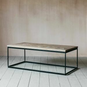 Albie Iron and Wood Coffee Table