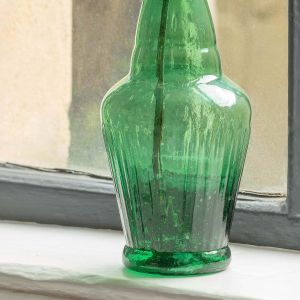 Tall Green Recycled Glass Vase