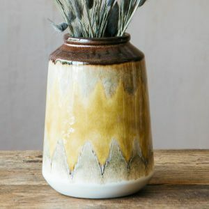 Yellow Stone Vases