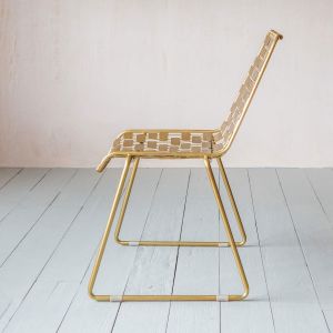 Kobi Gold Wire Chair