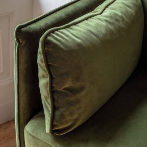 Bayler Moss Green Velvet Armchair