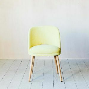 Marley Yellow Velvet Chair