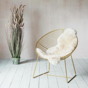 Enzo Gold Lounger Chair