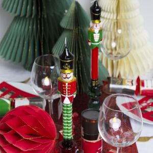 Set of Two Nutcracker Candles