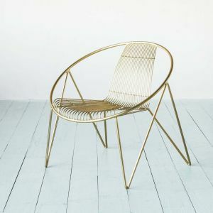 Menora Gold Chair