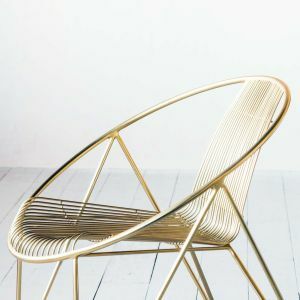 Menora Gold Chair