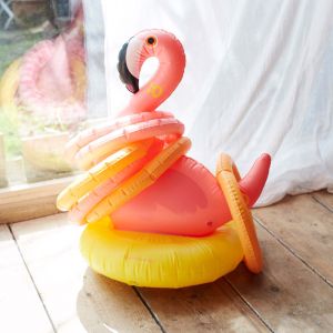 Inflatable Flamingo Ring Toss