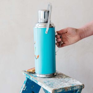 Blue Thermos Flask