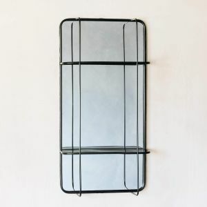 Double Shelf Mirror