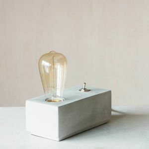 Concrete Toggle Switch Table Lamp