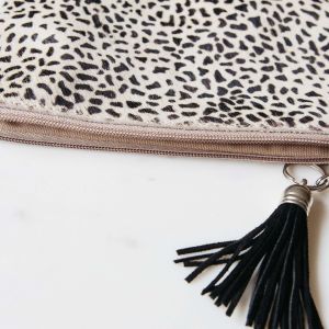 Cheetah Print Clutch Bag