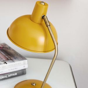 Mustard Hood Table Lamp