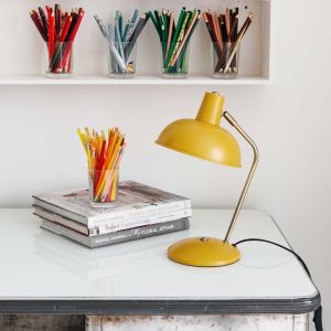 Mustard Hood Table Lamp