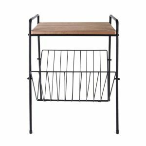 Side Table With Rack