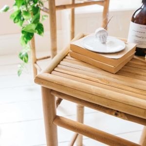 Thea Set of Two Tall Bamboo Tables