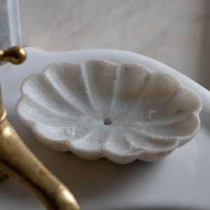 Flower Marble Soap Holder