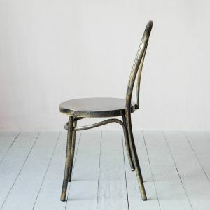 Antique Brass Café Chair