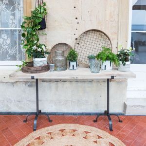 Winston Iron and Wood Console