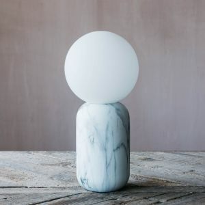 Globe Marble Table Lamp