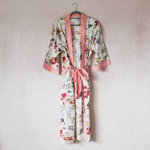 Rose Floral Print Dressing Gown | Graham & Green