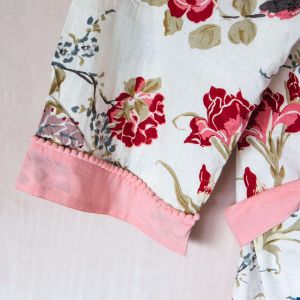 Rose Floral Print Dressing Gown